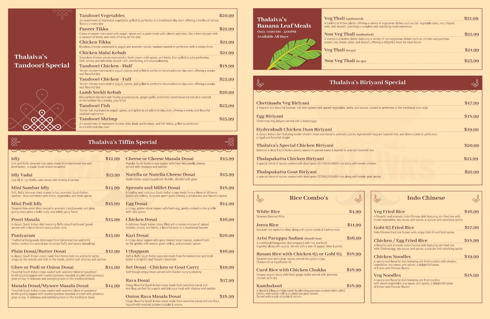 Menu Back